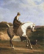 Jacques-Laurent Agasse miss cazenove on a grey hunter Germany oil painting artist